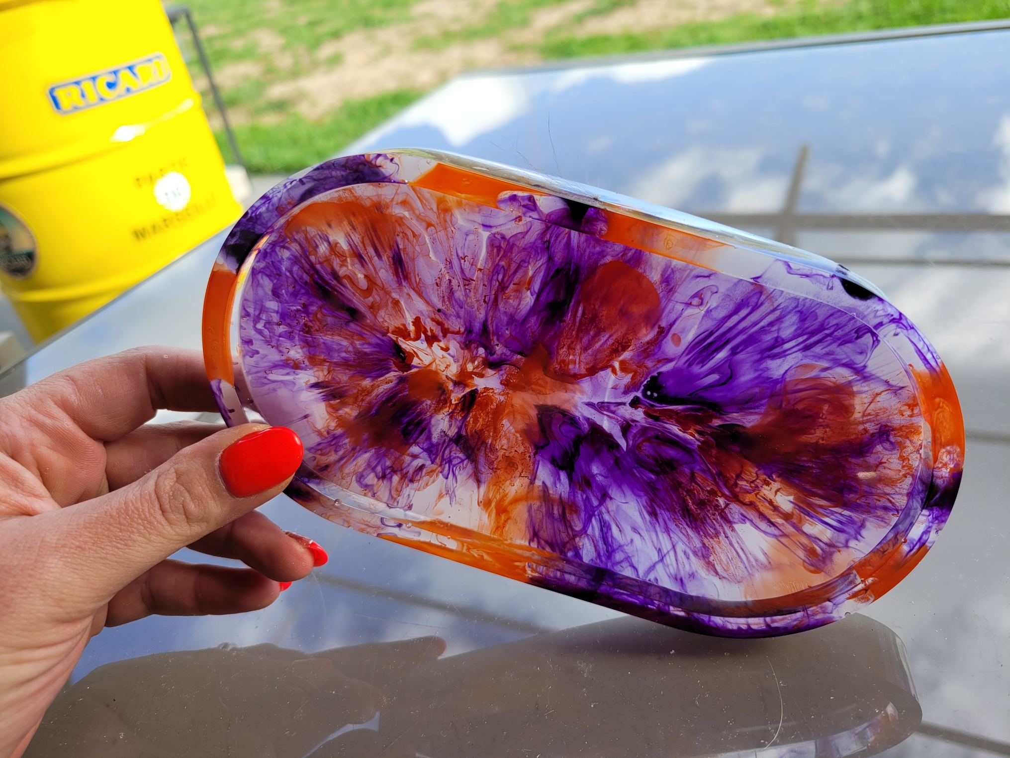 Plateau- Orange / violet